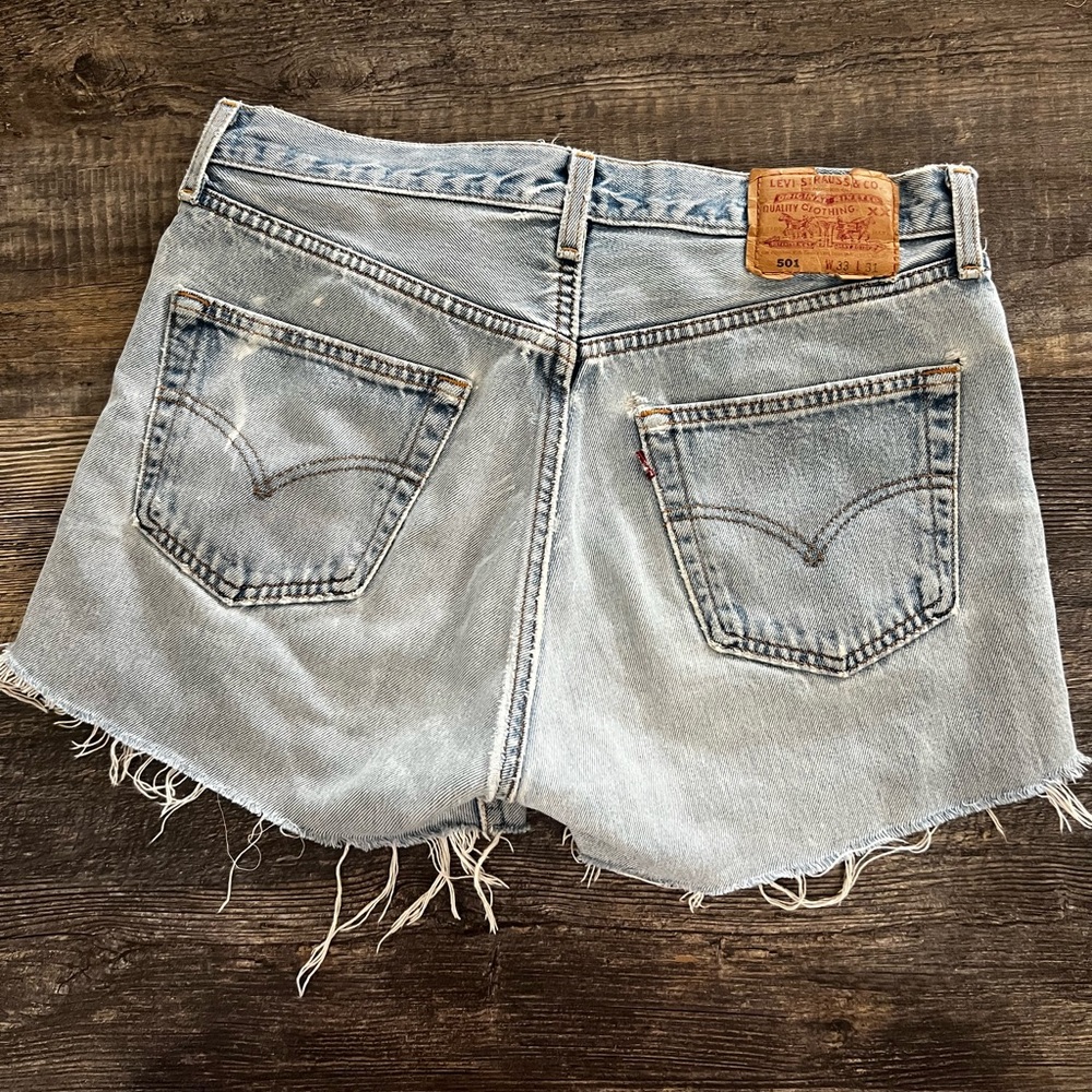 Vintage 90’s Levi’s 501 denim shorts